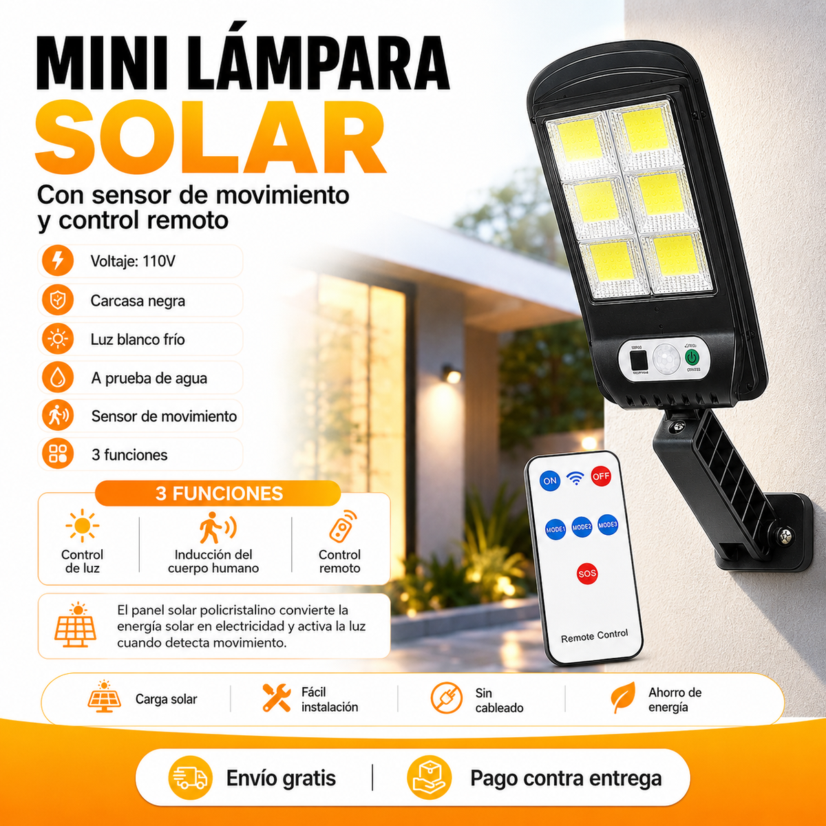 ☀️ ¡Ahorra energía e ilumina más! Compra 1 Mini Lámpara Solar y recibe 2 por el mismo pedido 🔥
