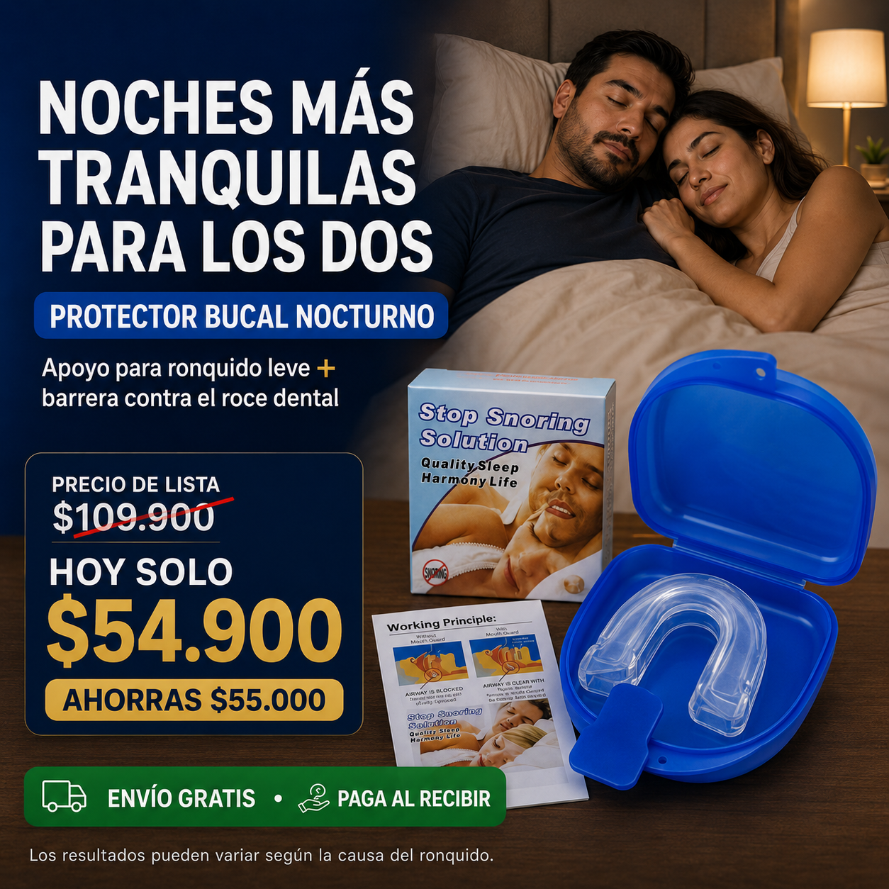 🛌🏻🛌🏻Protector Bucal Antirronquidos y para Bruxismo | DREAM FLOW™ 2 en 1  💤💤
