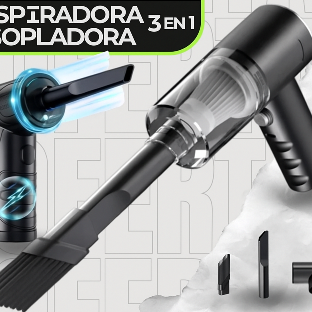 🧹 ¡La Aspiradora Portátil que todos quieren! 😍
