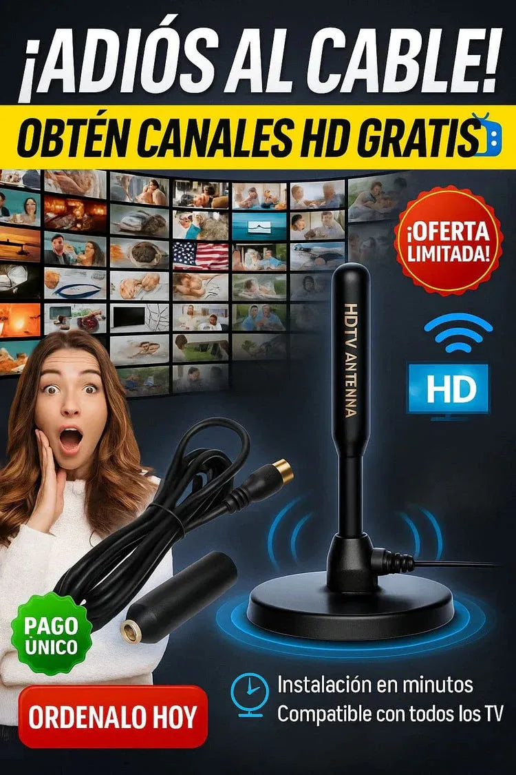📺 Antena TDT HD | Canales GRATIS 🔥 Sin Pagar Mensualidad